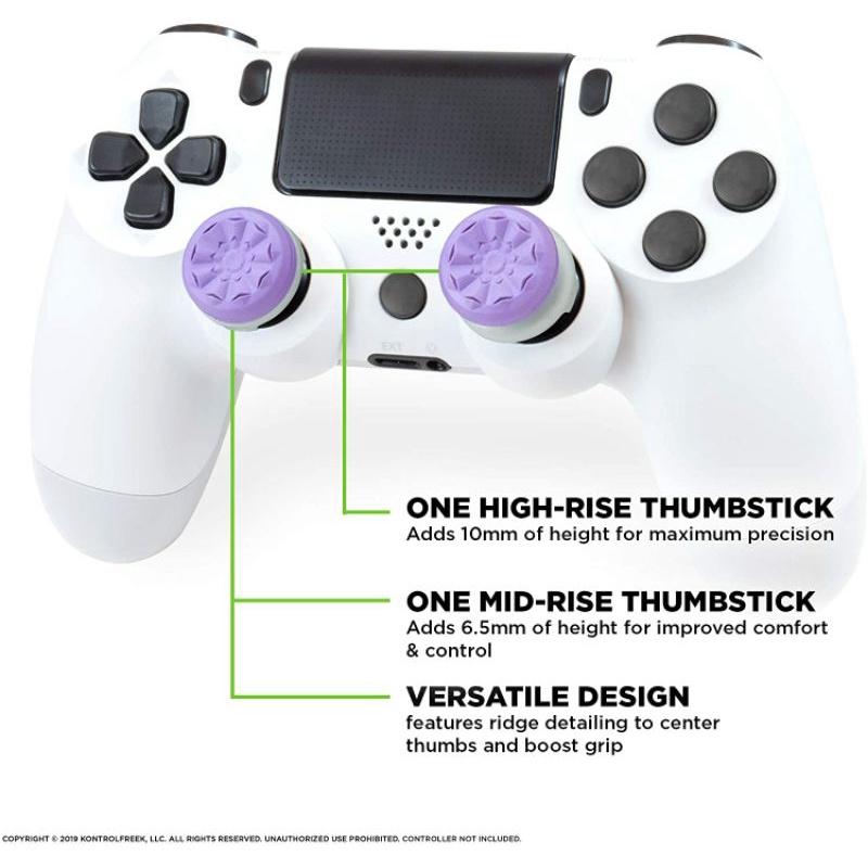 KontrolFreek FPS Galaxy untuk Pengontrol PS4/PS5 (2807-PS5) Ungu