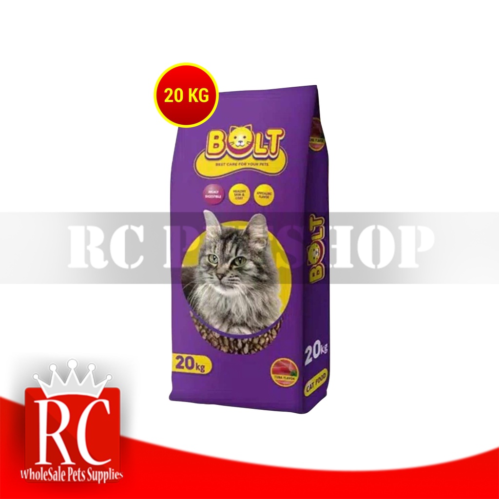 Makanan Kucing / Cat Food Bolt Donat - Ikan 20 Kg