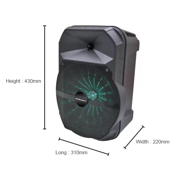 SPEAKER SIMBADDA CST 808N 808 N BLUETOOTH PORTABLE + FREE MIC