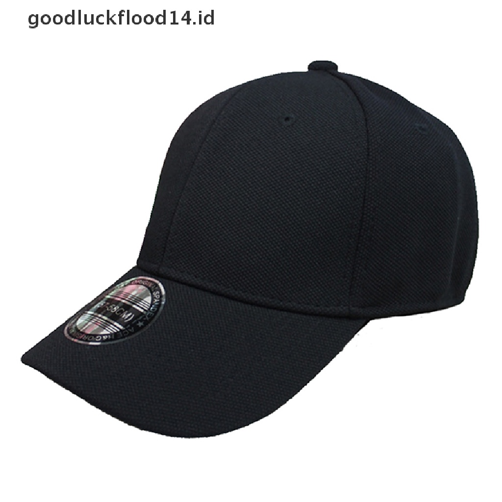 [OOID] Black Baseball Cap Men Women Snapback Hats Caps Men Fitted Closed Full Cap  ID