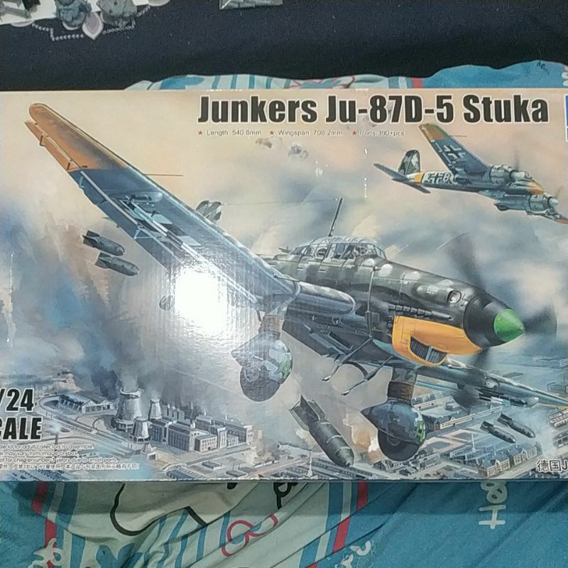 junkers ju-87d-5 stuka1/24 model kit trumpeter