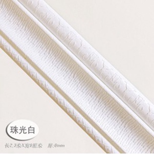 Wallpaper Dinding Foam 3D Kecil Motif Batu Bata / Wallpaper Dinding Foam GM509 / 521 [1KG=26PCS]-LIST TIPE 3 WHITE