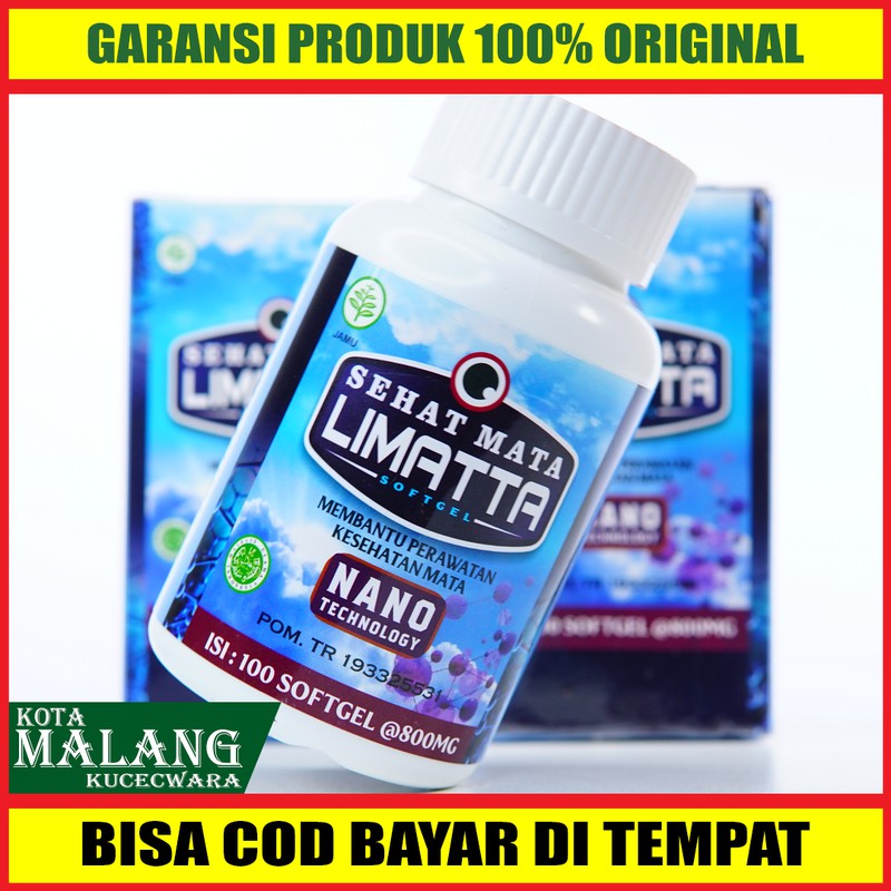 LIMATTA Sehat Mata Softgel Di Malang  100% ORIGINAL Bisa COD Bayar Di Tempat [BERGARANSI] BPOM RI