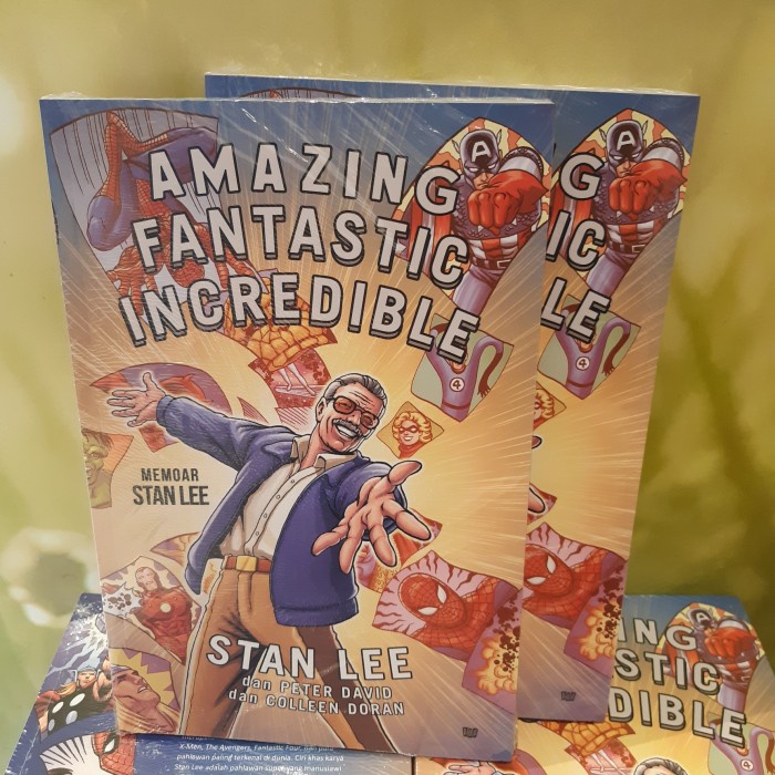 

MUST HAVE!! BUKU AMAZING FANTASTIC INCREDIBLE : A MARVELOUS MEMOIR STAN LEE TERMURAH
