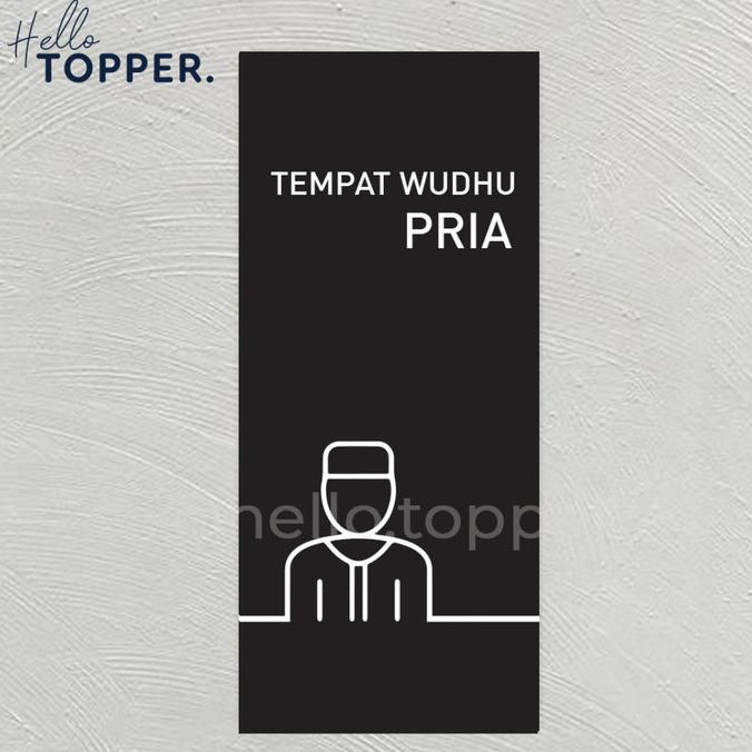 

Sign Label Akrilik Tempat Wudhu Pria | Tempat Wudhu Acrylic Signage helloto99 dijamin