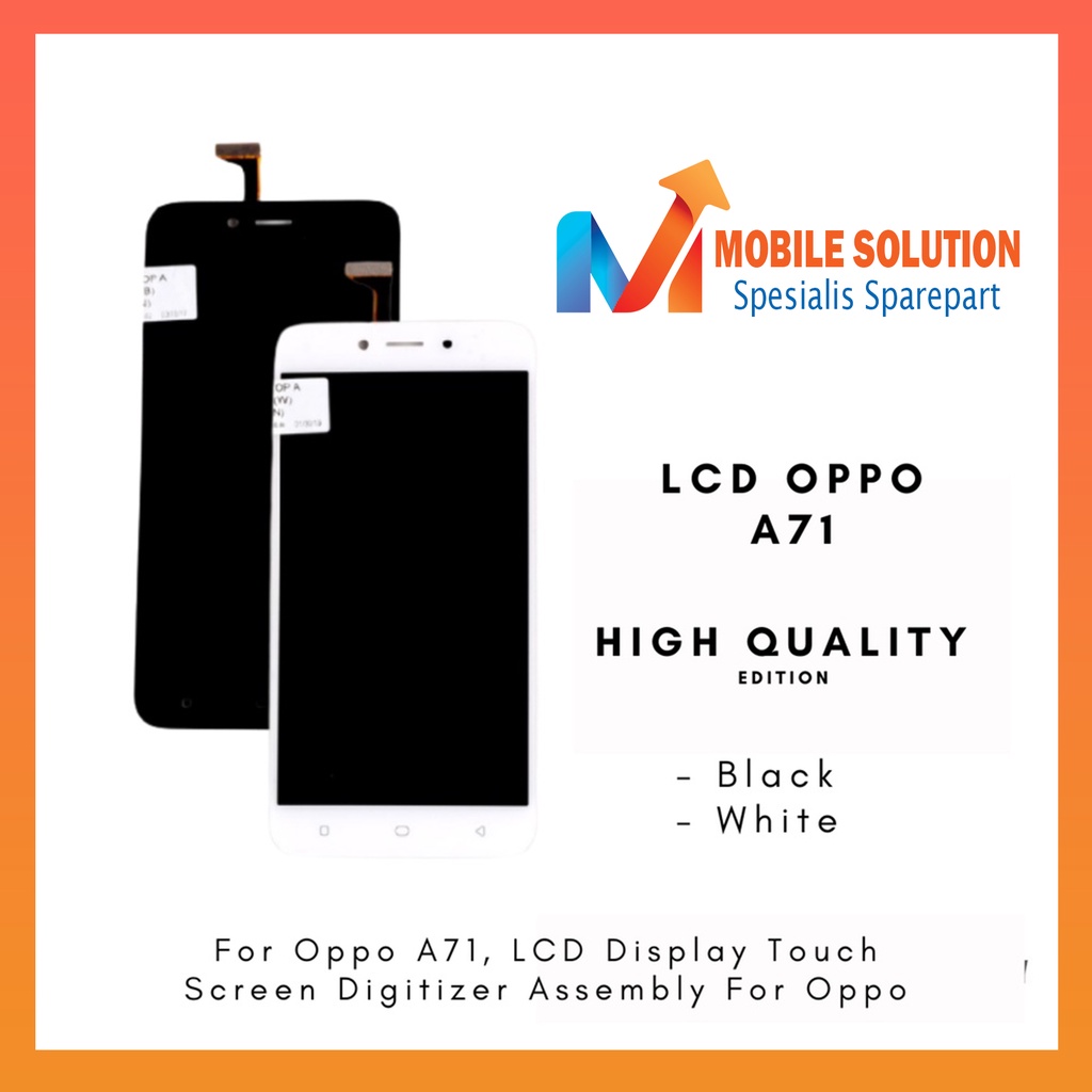 Grosir LCD Oppo A71 ORIGINAL 100% Fullset Touchscreen - Parts Kompatibel Dengan Produk Oppo Garansi 1 Bulan + Packing / Bubbel