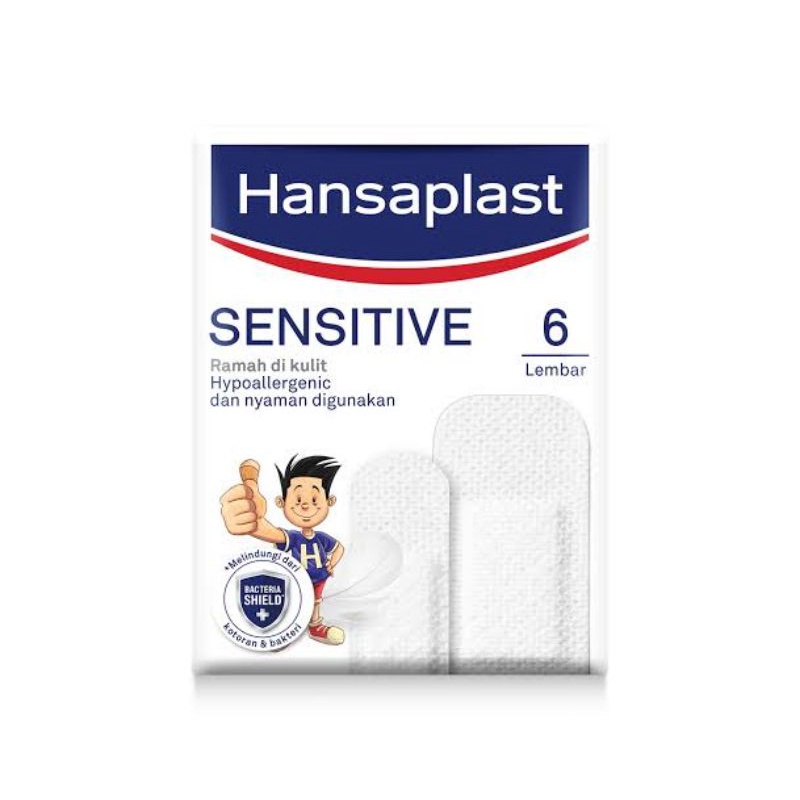 Hansaplast elastis kain isi 10pcs / hansaplast sensitive isi 6 pcs