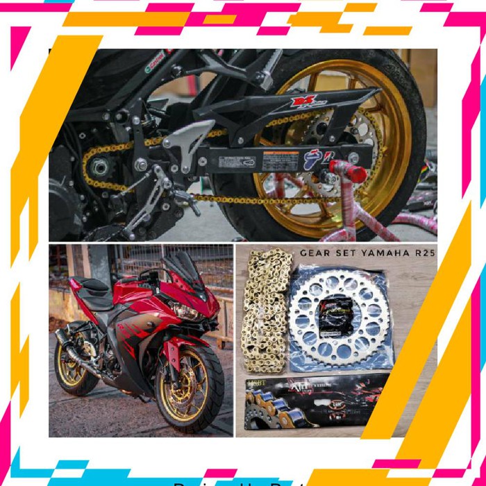Gear Set Xtreme r25 Gir Set Yamaha r25 Xtreme