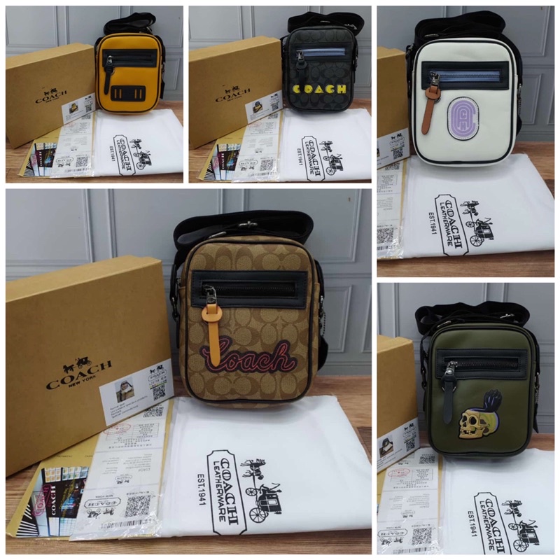 tas slempang coach pria / slingbag coach pria terbaru / tas hp cowok