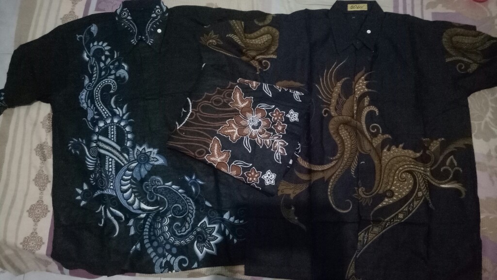 Nailo Batik Hrb026 Kenongo Kemeja Tosca Pendek Pekalongan Padi M L Xl Sogan Tulis Halus