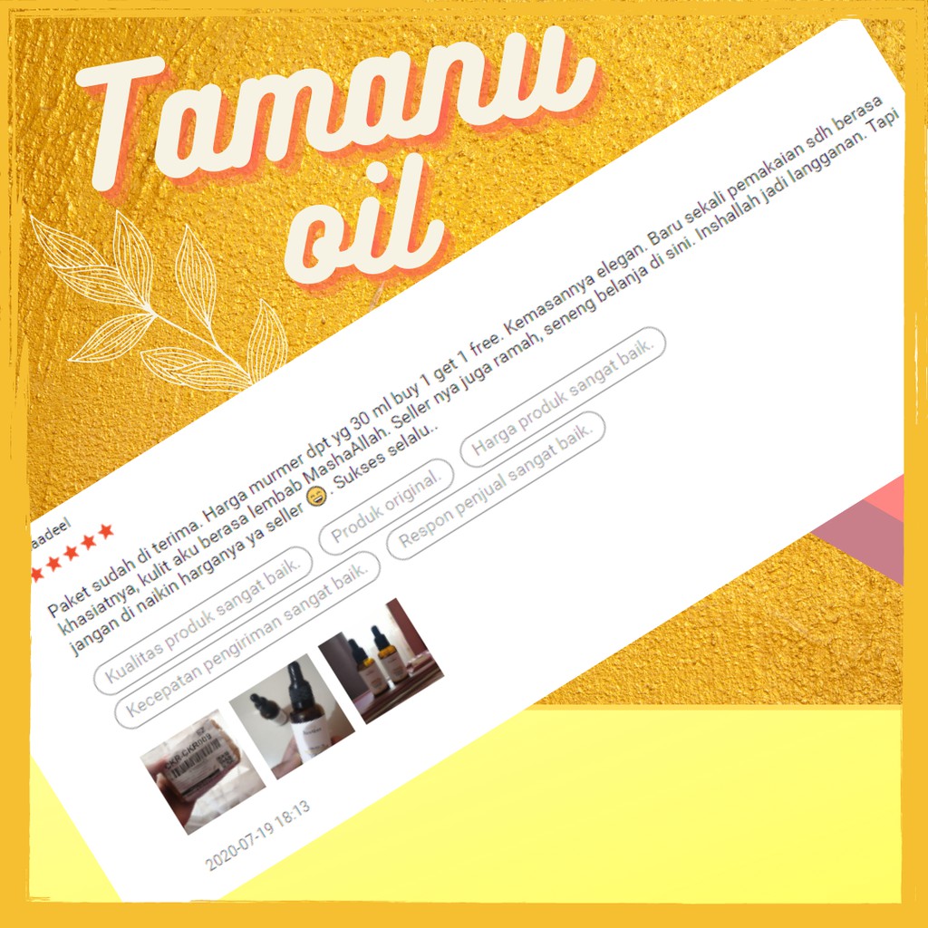 Tamanu oil 5ml by loveabiee tamanuoil untuk bopeng jerawat acne stretch mark bruntusan travel size