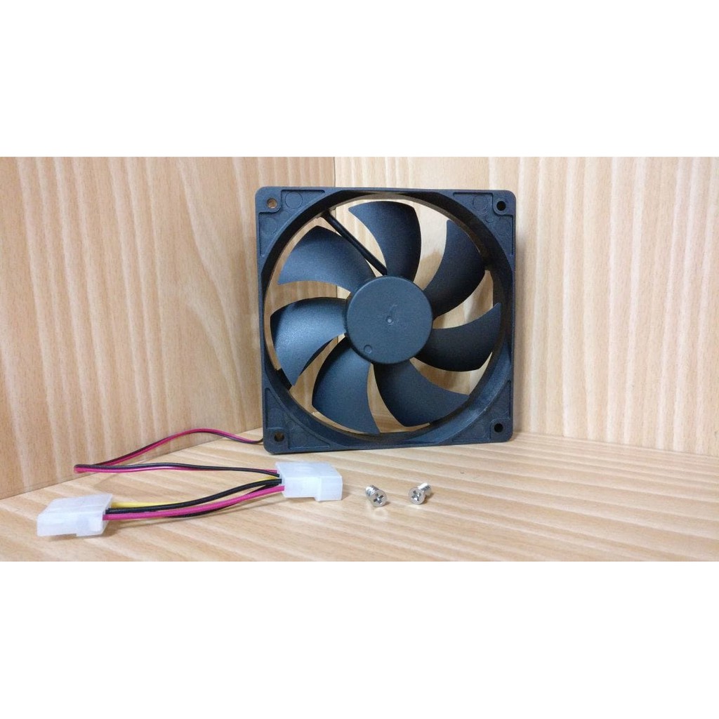 Kipas Fan Komputer Computer CPU PC 12 cm Hitam