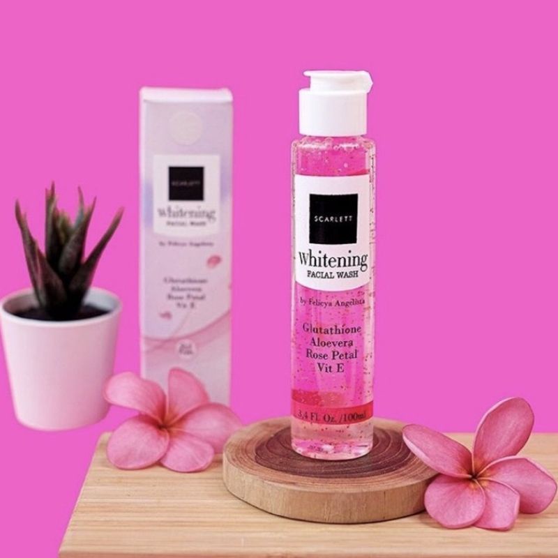 SCARLETT WHITENING FACIAL WASH CUCI MUKA
