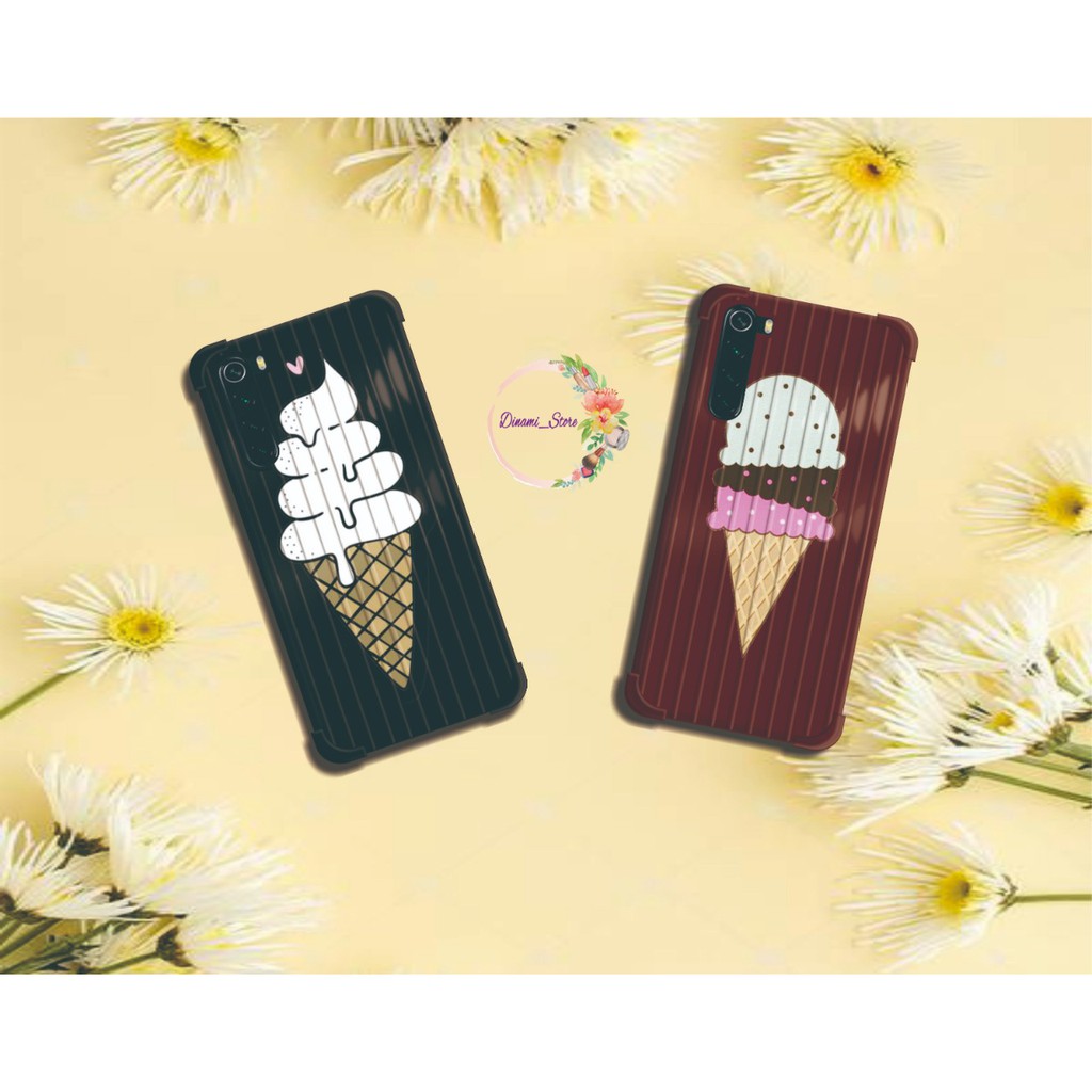 softcase cute ice cream Xiaomi Redmi 3 4a 5a 6 6a 7 7a 8 8a Pro 9 9a Note 3 4 5 6 7 8 9 10 DST1455