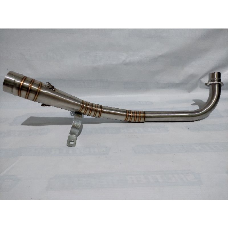 (LEHERAN PATEN ANTI BOCOR) LEHER KNALPOT RACING Balap VEGA JUPITER Z SMASH SHOGUN LEGENDA ASTREA JUP