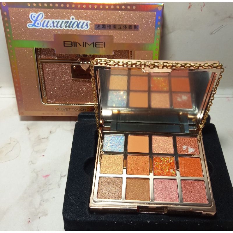 PROMO EYESHADOW&amp;BLUSHER COLOR PRETTY | BINMEI 12WARNA NO.87117-03 | NO.8280