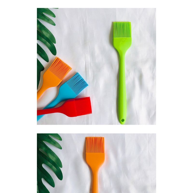 Kuas silicon oles kue / kuas oles BBQ silicon Brush anti lengket / kuas masak minimalis