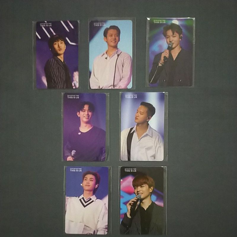 BTOB THIS IS US 2018 CONCERT PHOTOCARD EUNKWANG MINHYUK CHANGSUB HYUNSIK PENIEL ILHOON SUNGJAE BTOB