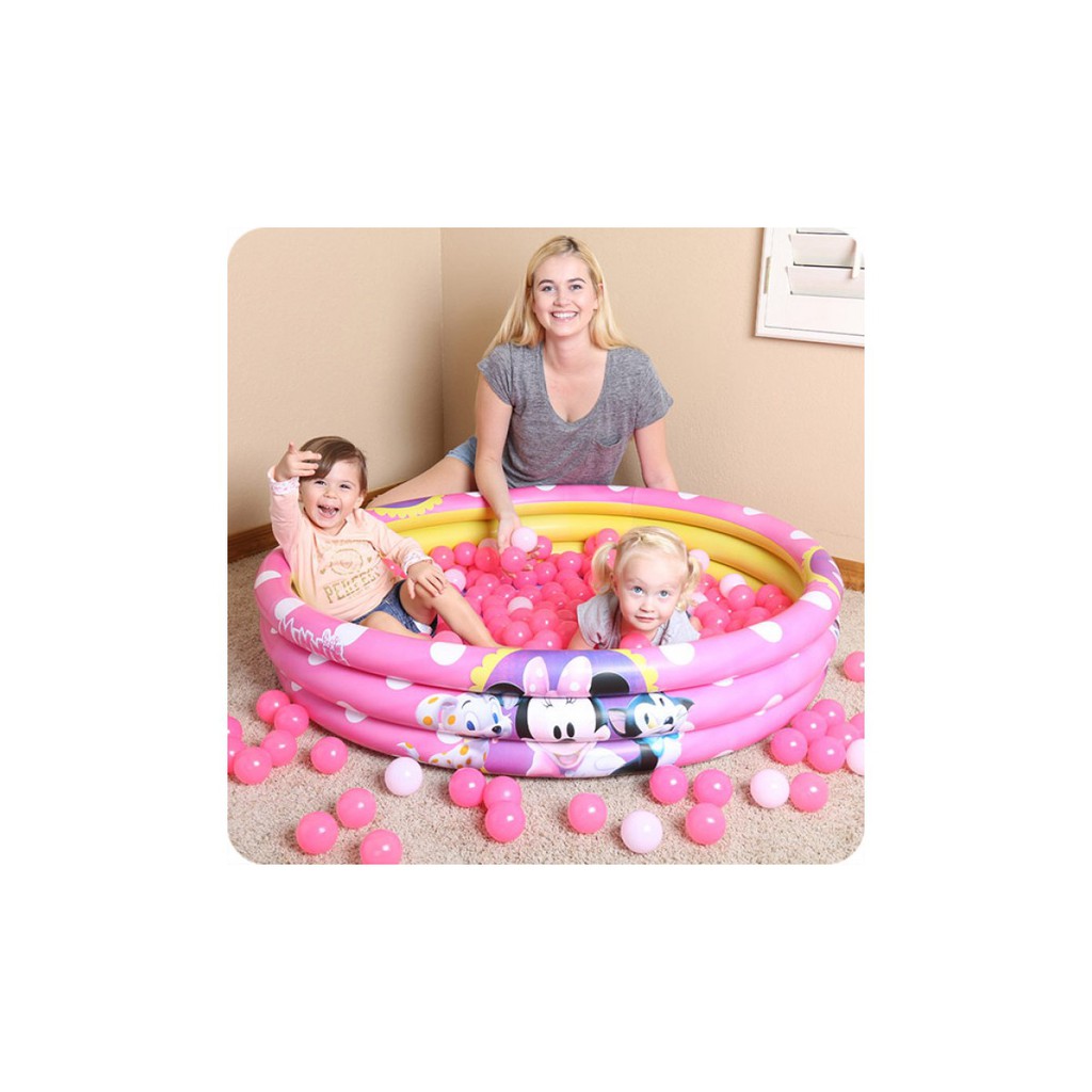 BESTWAY #91069 KOLAM RENANG ANAK MINNIE 140 LITER AIR + DAPAT BOLA