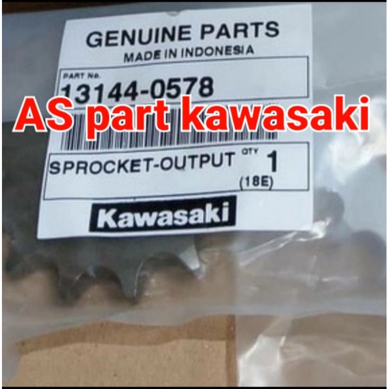 gear depan ķawasaki w175 w 175 original