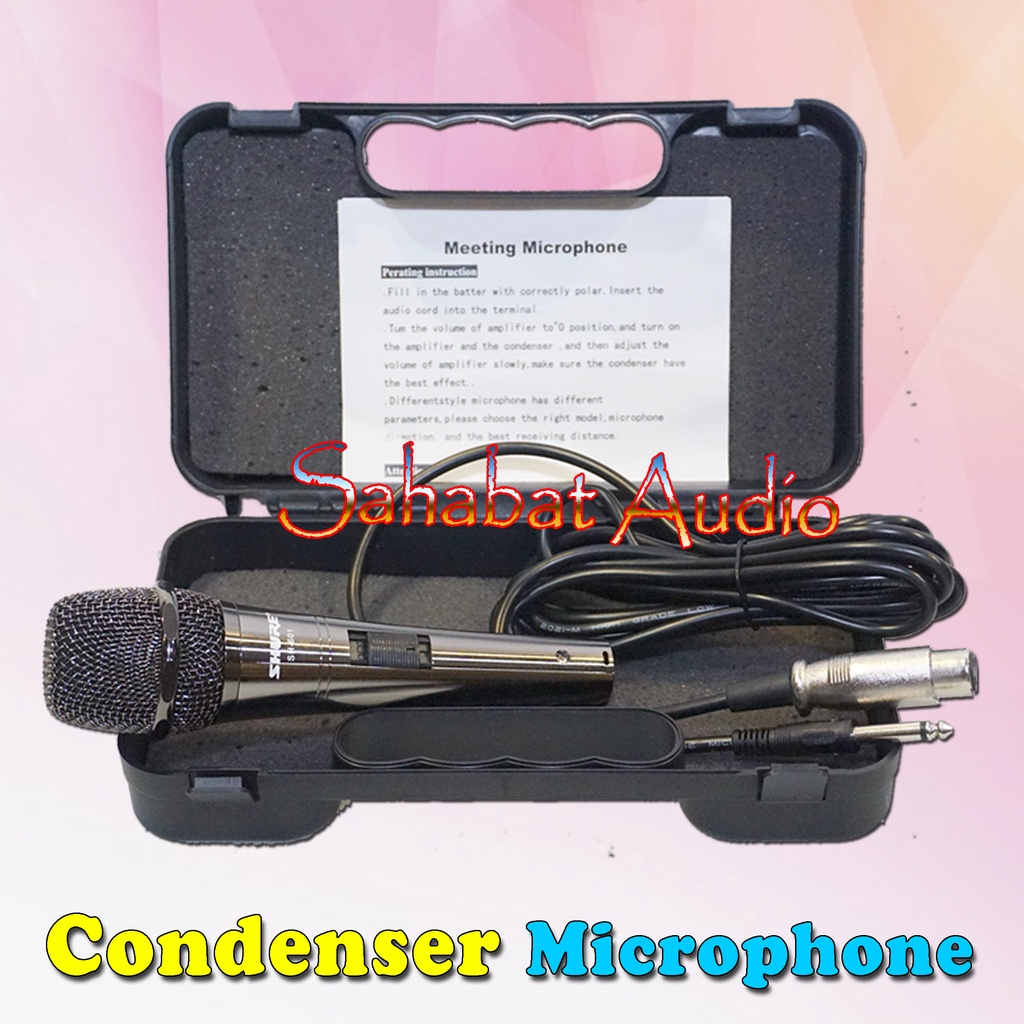 Mic Kabel Condenser SH 601 +KOPER / Condensor Microphone Cable SH601 / Mic Kabel SH - 601 / Mic Kondensor