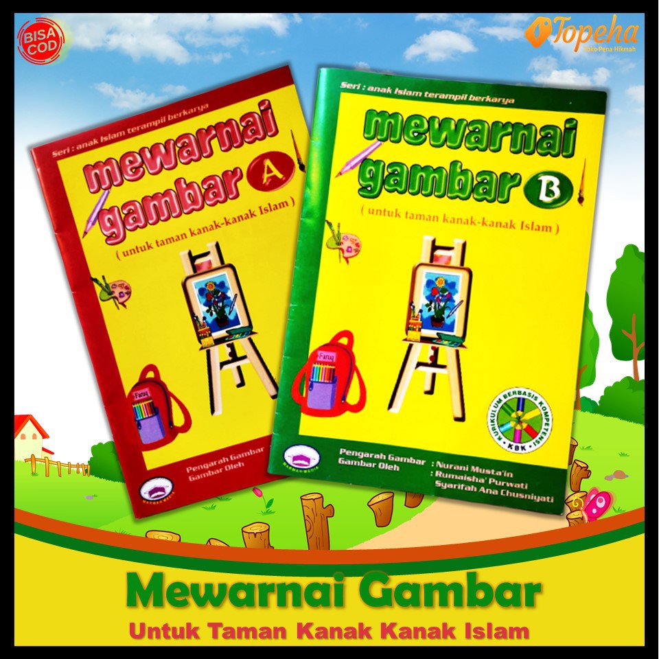 Mewarnai Gambar Untuk Anak TA TK Islam