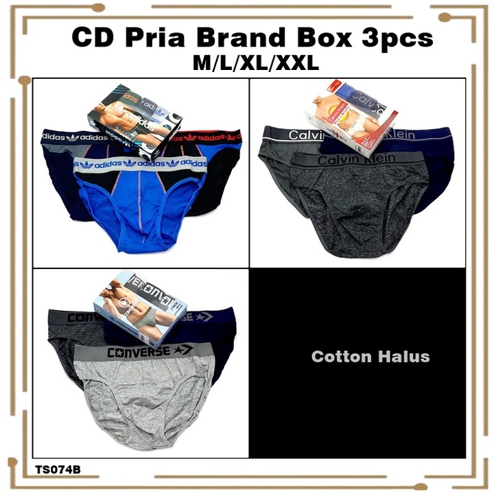 Celana Dalam Pria Brand Box 3's