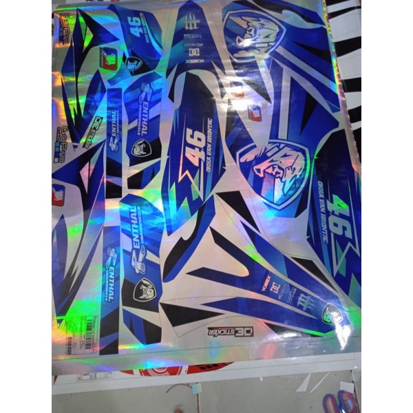 decal sticker full hologram yamaha wr 155 hologram