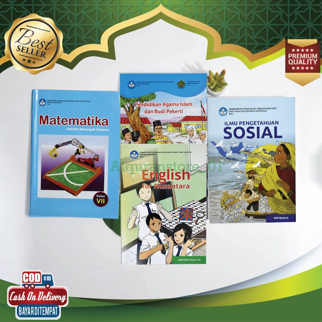 READY STOK Buku Pelajaran Siswa SMP MTS Kelas 7 VII Kurikulum Merdeka Penggerak 2021 2022 Kemendikbu