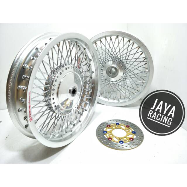 Velg custom ring 14 Lebar 250 215 Beat - Vario 110 - Scoopy - Vario 150 - Vario 125 Sepaket lngkap