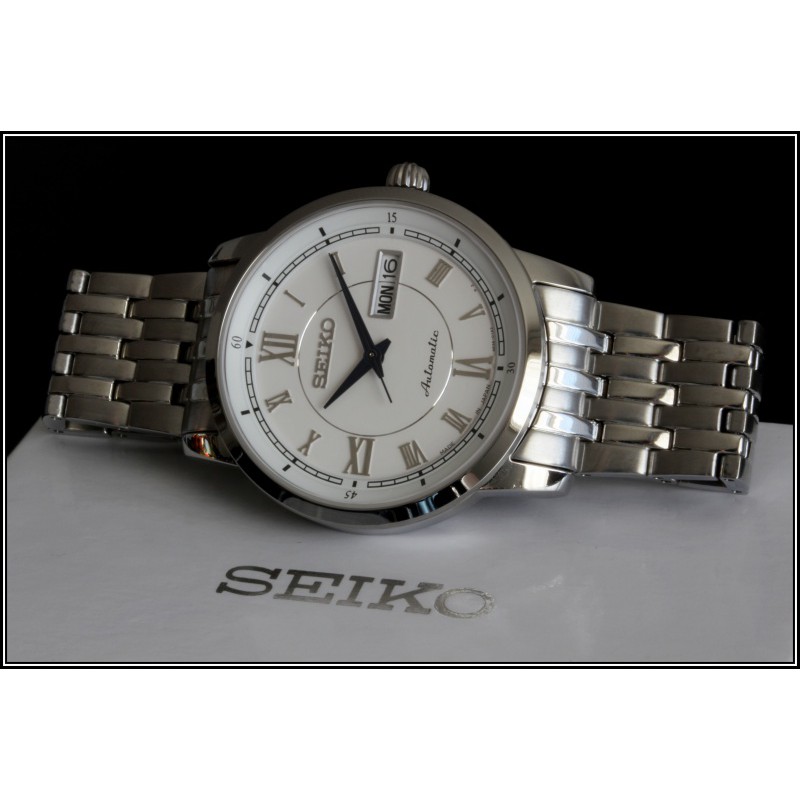 Seiko Automatic SRP257J1 St. Steel Bracelet | Jam Pria SRP257 Original