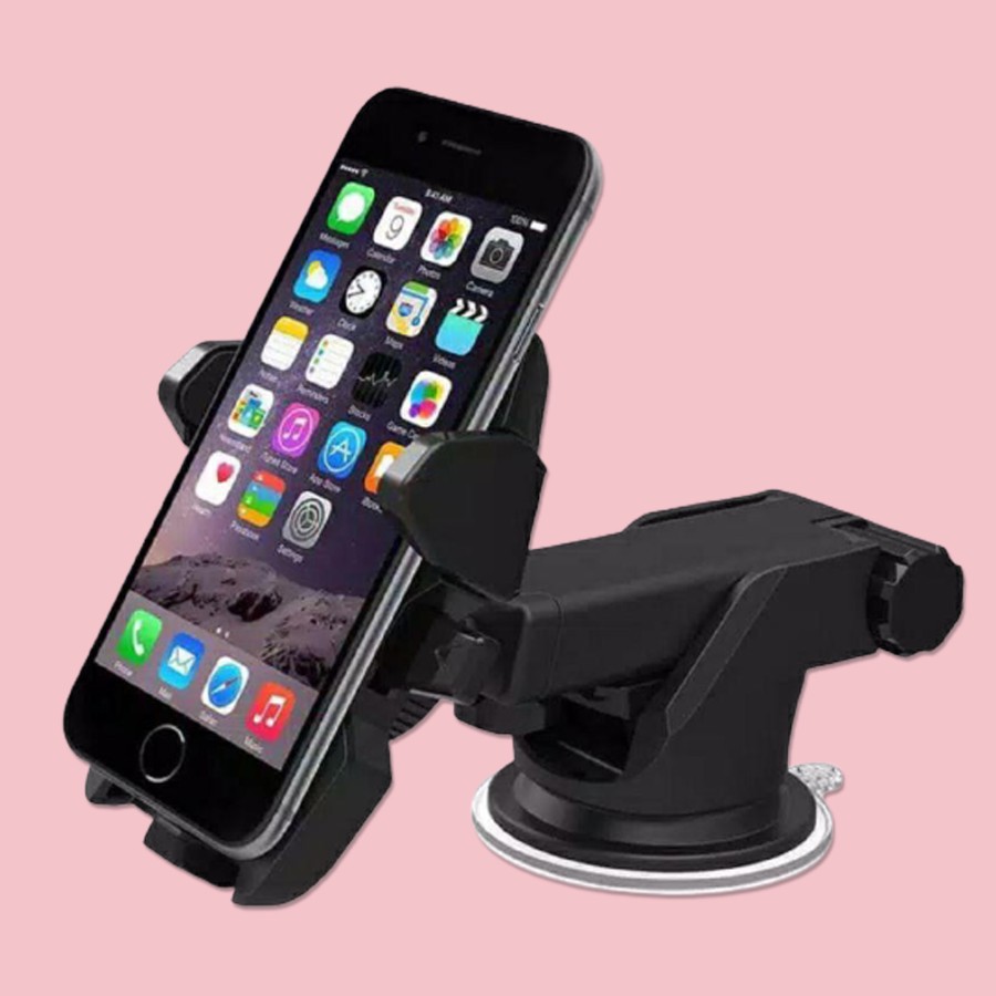 Car Holder Penyangga Handphone HD09 Phone Holder Mobil Universal 360 Degree Rotation