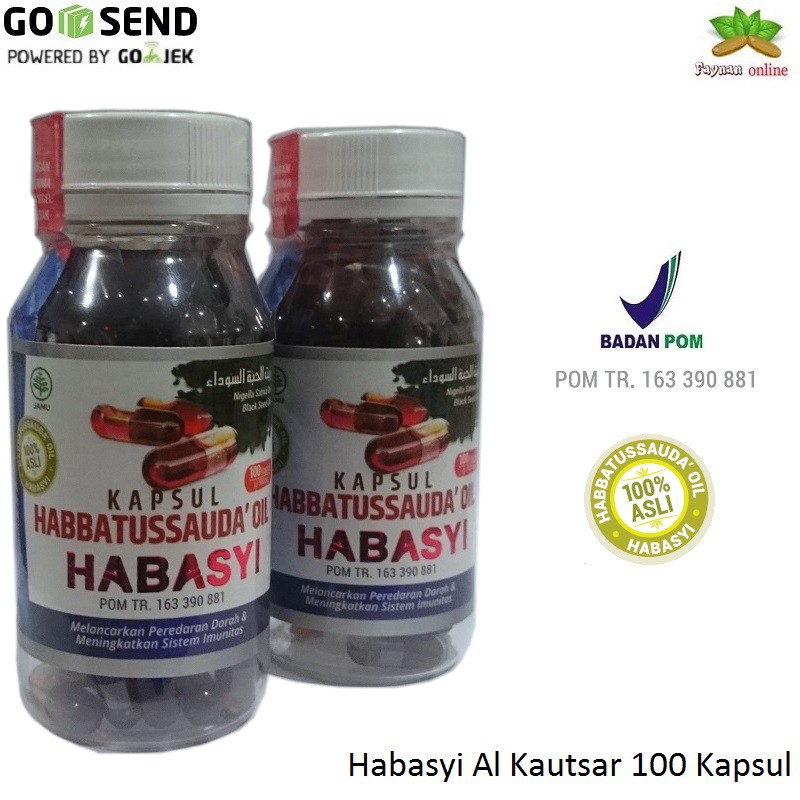 Minyak Habbatus Sauda Habasyi Oil Al  Kautsar 100 Kapsul 