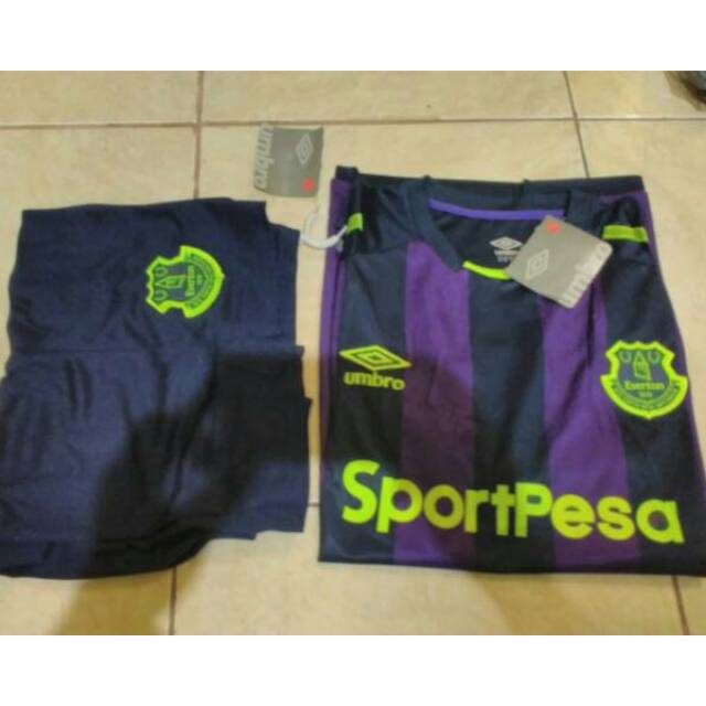 JERSEY BOLA STELAN EVERTON 3RD 17/18 GRADE ORI (JERSEY+CELANA)