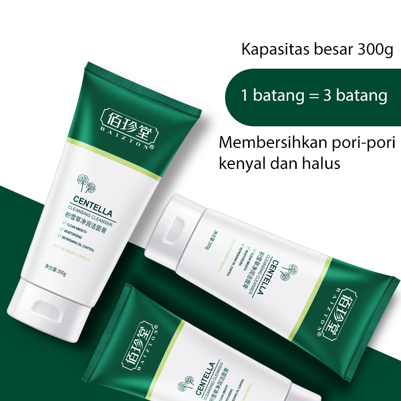 Sabun muka 300g Pembersihan Mendalam sabun cuci muka Penghapusan tungau/pembersihan / antibakteri /pelembab/degreasing