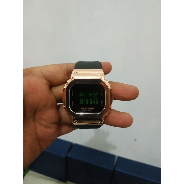 JAM TANGAN DIGITAL CEWEK ORIGINAL D-ZINER WATERPROOF