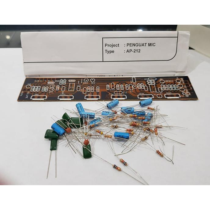 .........] PCB AP212 Penguat untuk Mixer dengan sparepart tanpa IC potensio