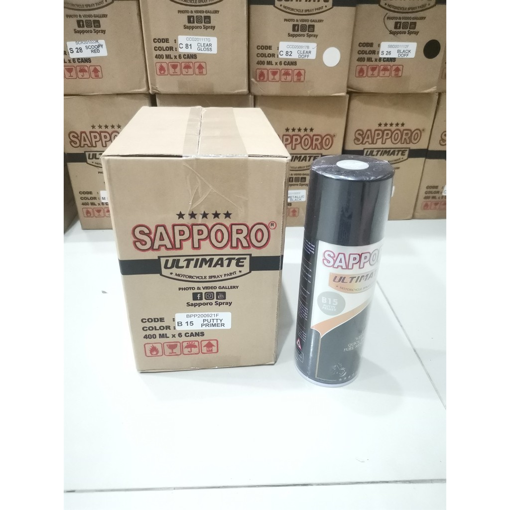 Cat Semprot Sapporo Ultimate B15 Putty Primer