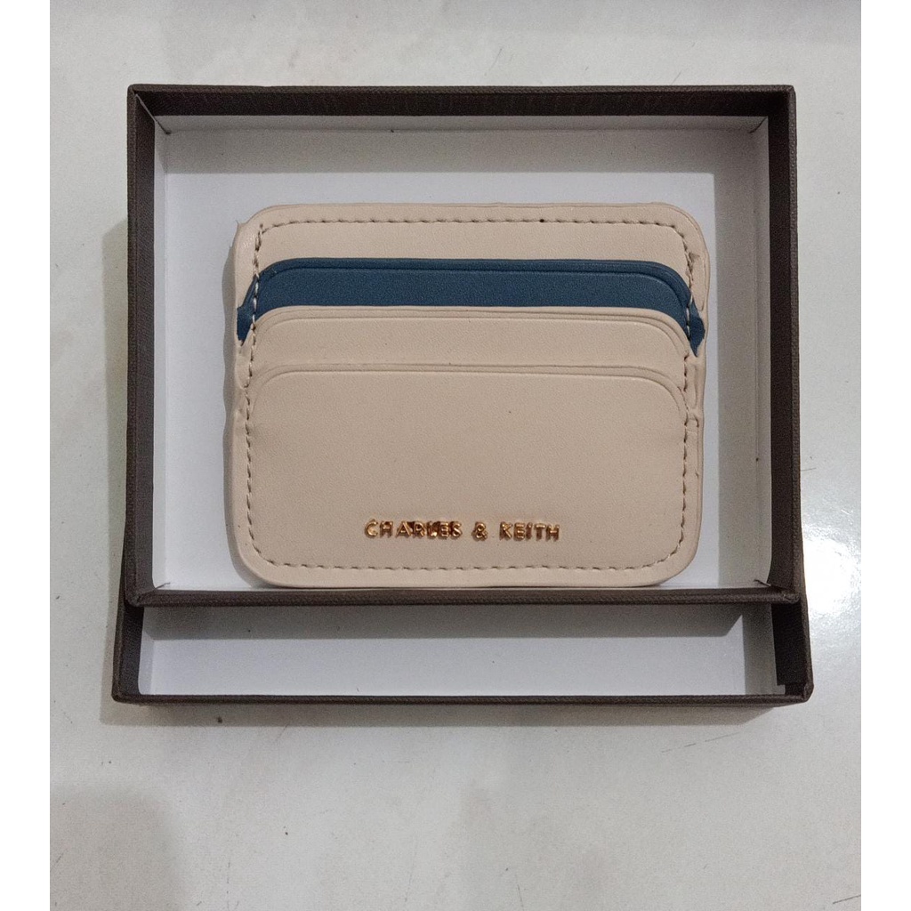 [IMPORTTMURAH] NEW!!! DOMPET KARTU WANITA CH4RLES&amp;K3ITH CK TWO TONE MULTI SLOT CARDHOLDER IMPORT PREMIUM #900700