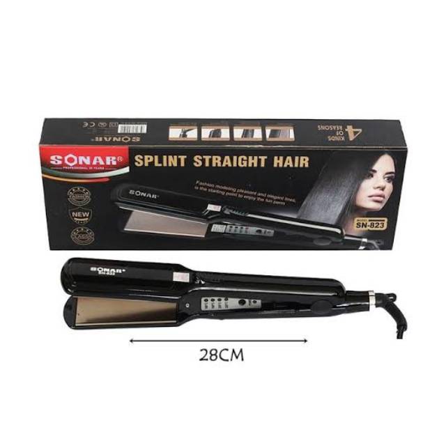 Original Catokan Catok Sonar SN 823 SN-823 SN823 Straight Hair Rambut 2in1 Lurus dan Curly Ion