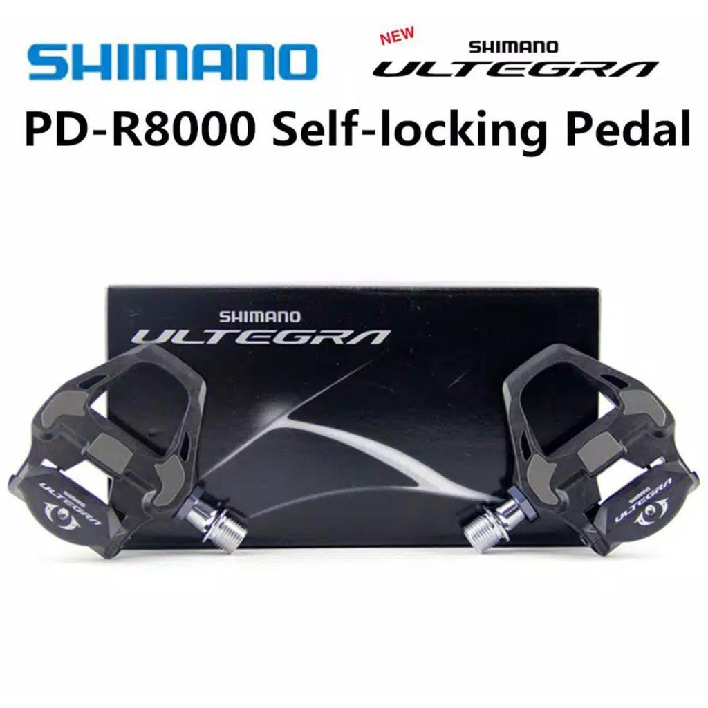 PEDAL ULTEGRA r8000 lengkap dengan cleat Pedal Shimano ULTEGRA SPD-SL ultegra r8000
