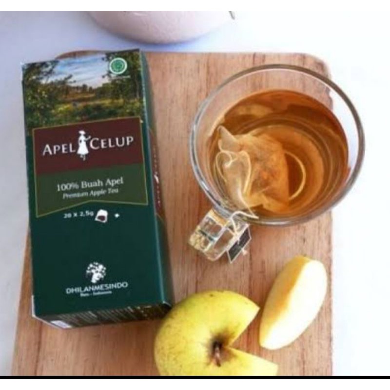 Teh Apel Celup/ Teh Apel/ Teh Buah Apel ORIGINAL/ Apple Tea/ Teh Sehat/ Sari Apel