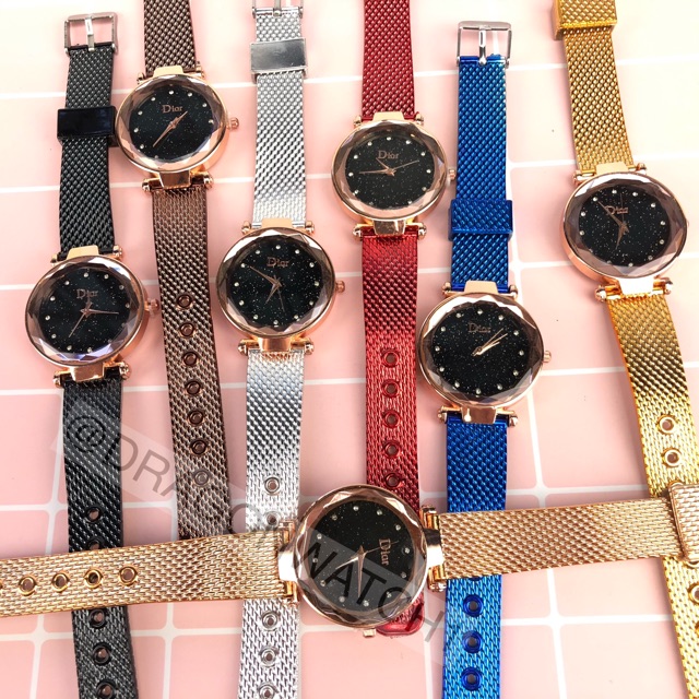 ［Ready Stock］Jam tangan wanita karet pasir gaya klasik  S1114