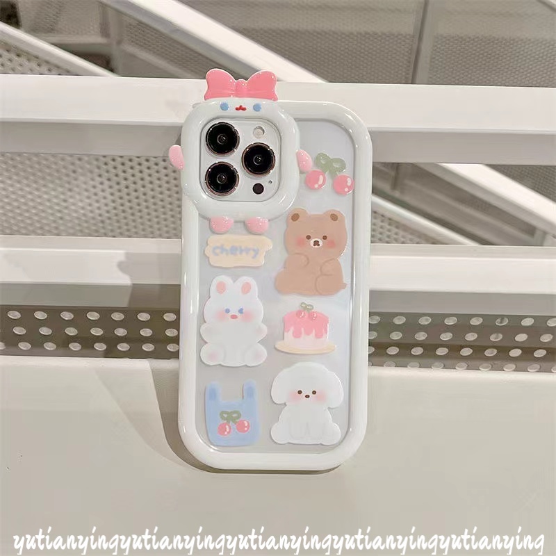 Soft Case Desain Monster Beruang 3D Untuk Samsung A53 A12 A13 A32 A03s A52s A03 A51 A52 A50 A71 A22 A23 A50s A04s A30s A21s A31 A32 A22 A33S M11 A73