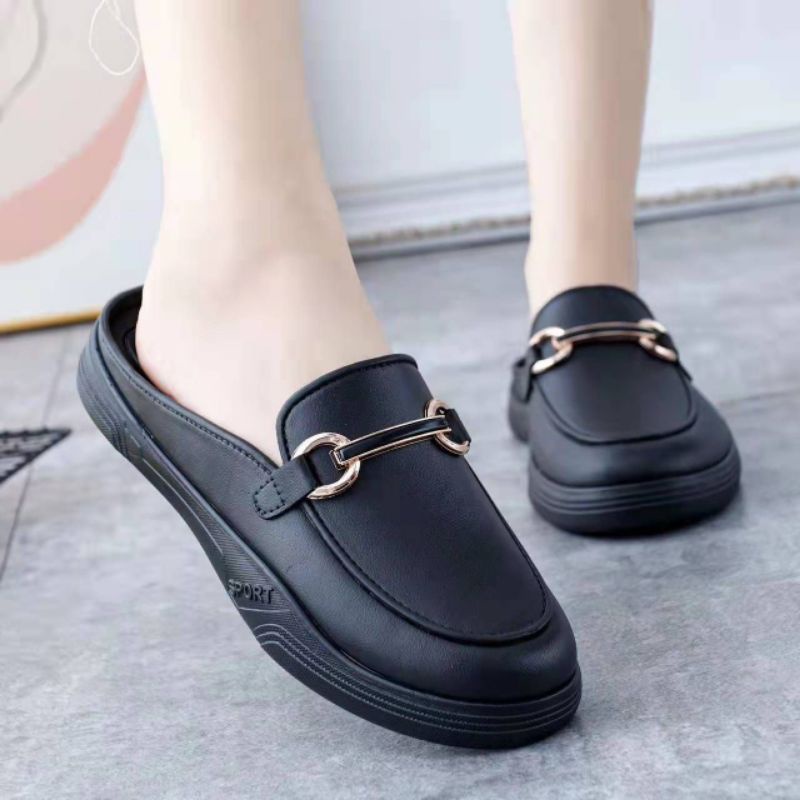 Sepatu Fliptop Wanita New Fashion Korea Jsm Strip Import high Quality RF