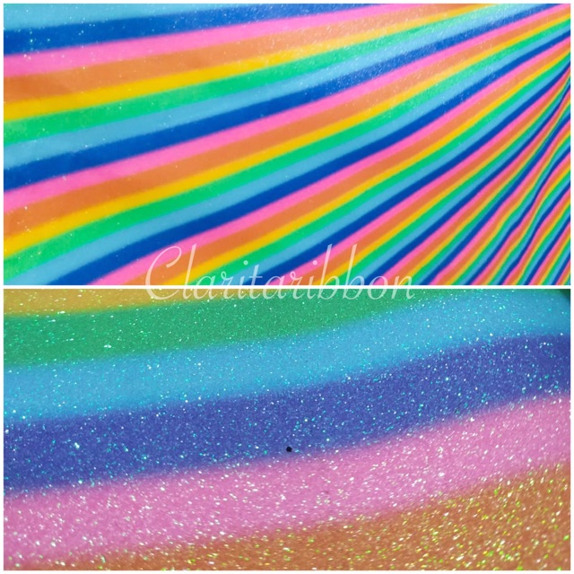 Glitter Rainbow A per 0,5 meter