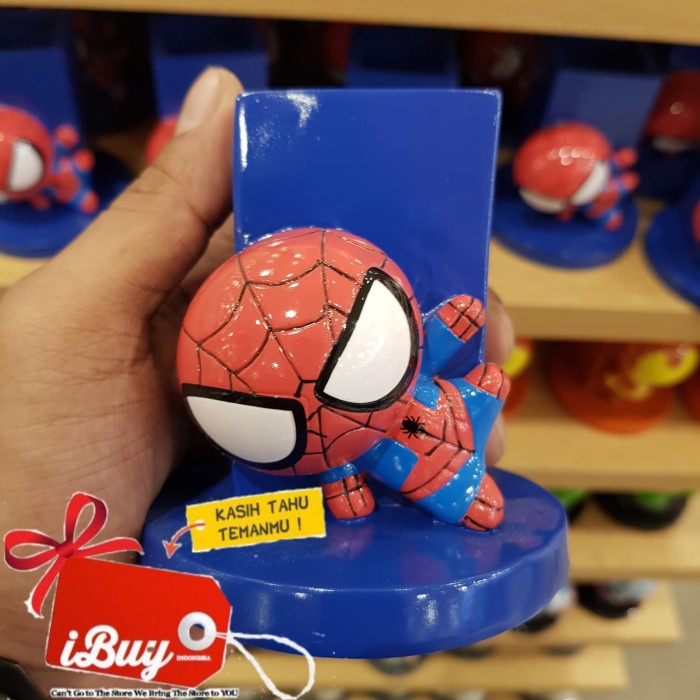 

Spesial Miniso Cute Spiderman Tempat Alat Tulis Pulpen Pensil Desk Organizer Bagus