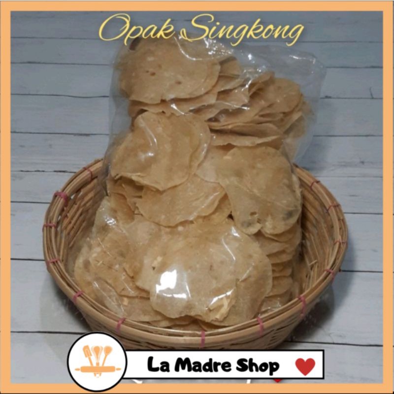 

OPAK KERUPUK SINGKONG Tipis rasa Original -isi 500 gram ❤ Sukabumi