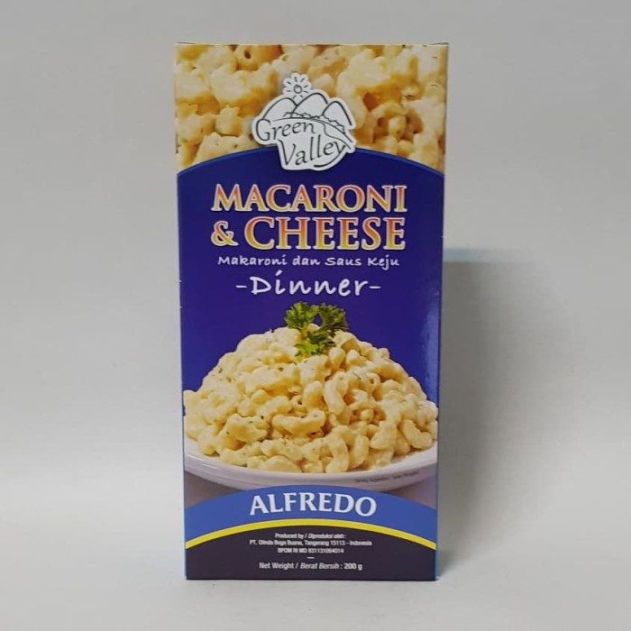 

pasta-aneka- green valley macaroni & cheese alfredo 200gr -aneka-pasta.