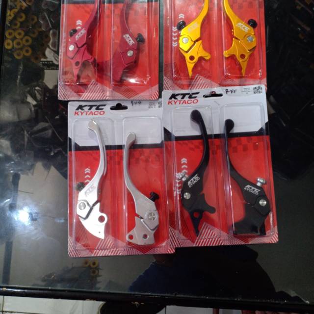 Handle peganggan rem kiri&amp;kanan ktc kytaco asli nmax vario 125/150/160 beat fi cbs lexi/aerox 155&amp;mx king mio pcx150/160 adv150/160 Genio Scoopy cbs fi